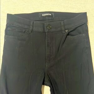 Express Women’s Skinny Black Jeans - Size 10